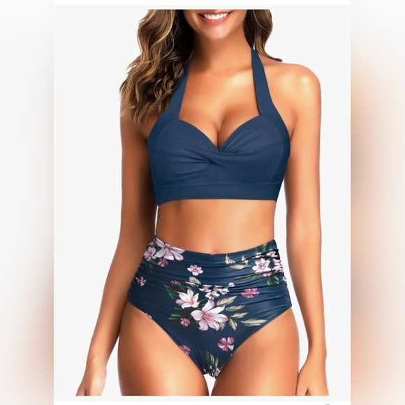 Tempt Me Other - Halter Top High Waisted Bikini #1072